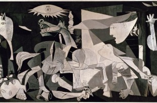 Guernica. Paris, June 4, 1937. Oil on canvas, 349.3 x 776.6 cm
Image licenced to Stephen Forsling FORSLING, STEPHEN by Stephen Forsling
Additional copyright permission to reproduce the work of PABLO PICASSO must be obtained from the Artists Rights Society (ARS), 536 Broadway, 5th Floor, New York, NY 10012. Please contact ARS at (212) 420-9160 or fax (212) 420-9286 or e-mail info@arsny.com.
Usage :  - 3000 X 3000 pixels (Letter Size, A4) 
© Erich Lessing / Art Resource