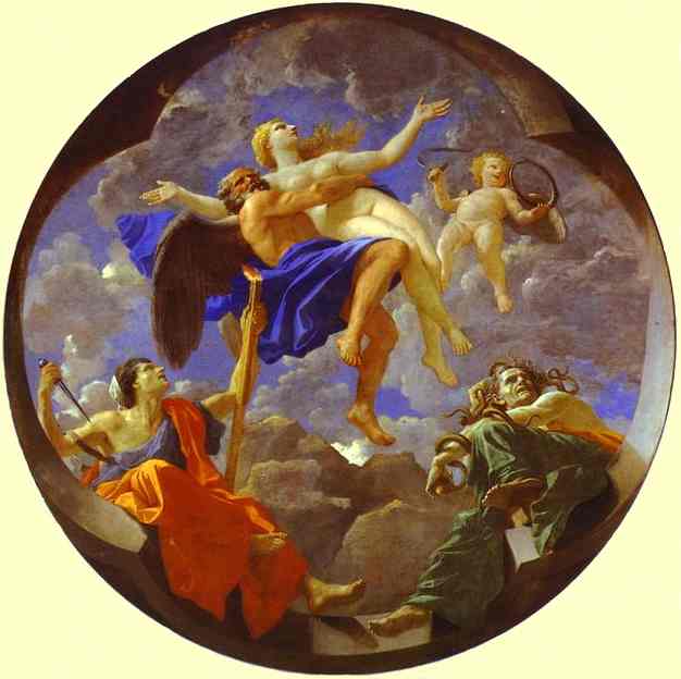 Nicolas Poussin'in Time Revealing Truth'u