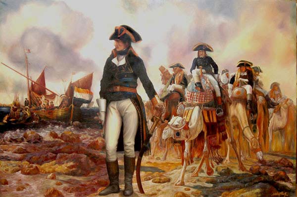 Napolyon'un Mısır seferi 160x242 cm yağlıboya Napolyon'un Mısır seferi 160x242 cm yağlıboya