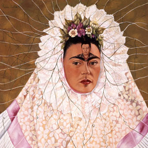 Tehuana-Olarak-Otoportre-ya da-Düşüncelerimde-Diego-frida-kahlo-1943
